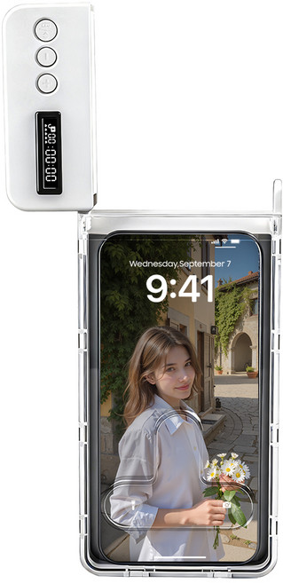 휴대폰 감옥 타이머 잠금상자 금욕상자로 스마트폰 중독 예방 및 집중력 극대화, 1개, 화이트