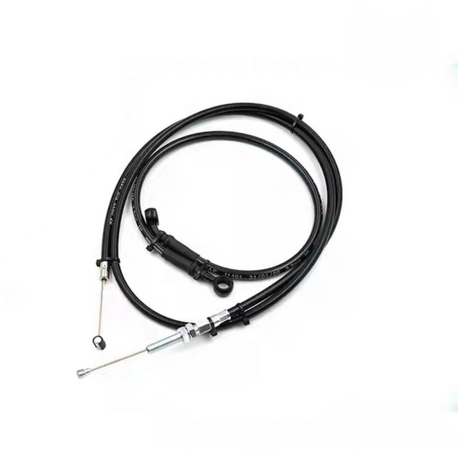 OD 트라이엄프 호환 본네빌바버/T100/T120/스피드마스터 튜닝 스트레이트업 기러기 핸들바, 바버／스피드마스터 연장 파이프라인 (PTFE), 1개