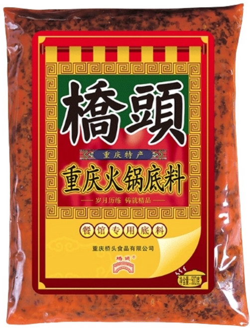 橋頭 重慶火鍋底料, 500g, 1個