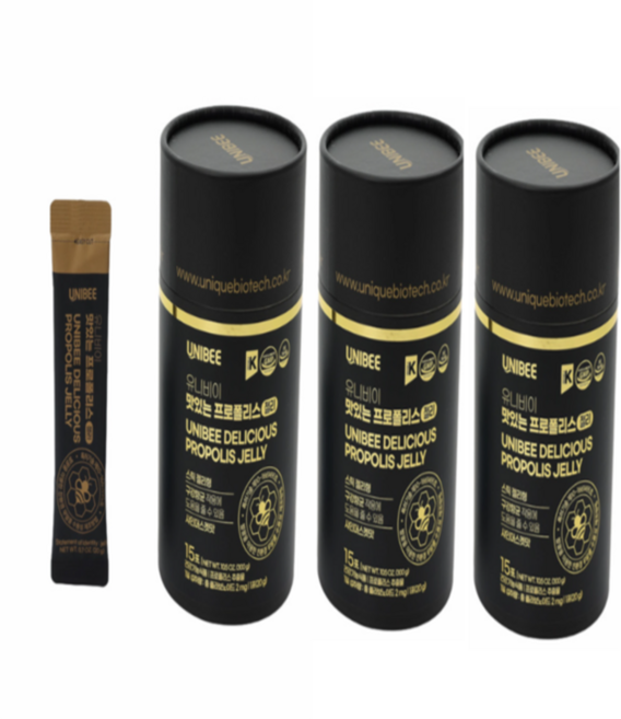 맛있는 프로폴리스 젤리 구강 항균 건강 제품 3통(45포)