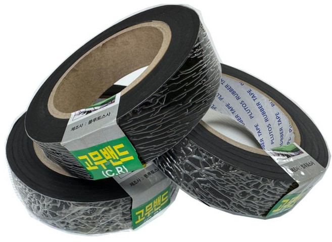 자가접착고무밴드 다용도 고무바 폭30mm, 1개