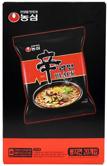 [코스트코]농심 신라면 블랙 134g x 20, 20개