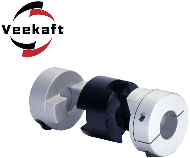 Veekaft Oldham 슬라이더 커플 링 D50L53 모터 커넥터 용 고 토크 저 관성 스크류 타입 슬라이더 커플 링 CNC 드라이브 샤프트, 19X26, 1개