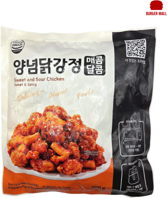 동해 매콤달콤 양념 닭강정 500g, 10개