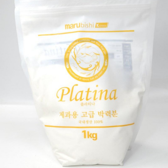 마루비시 플라티나 제과용 고급 박력분, 1kg, 1개