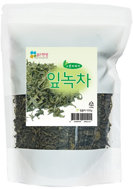 좋은한방 지리산 하동 잎녹차, 1개, 1개입, 170g