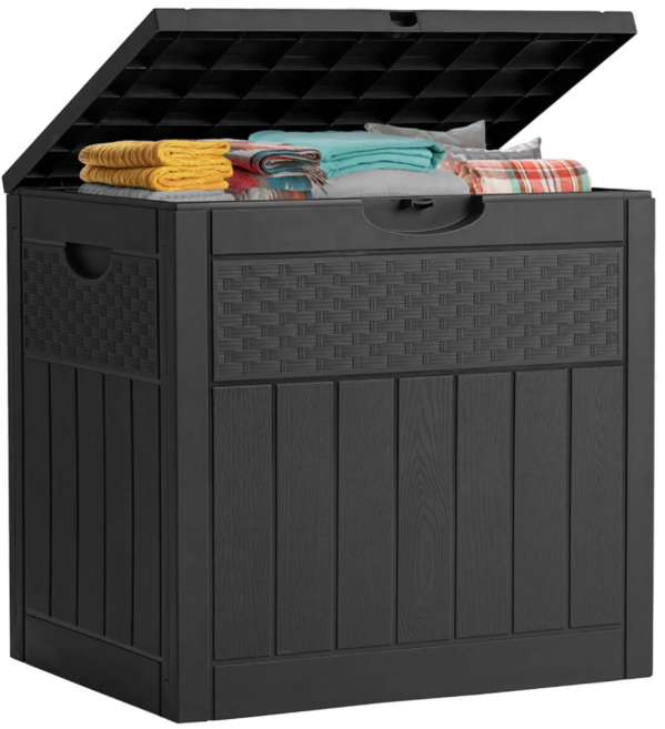 서플라이랩 야외보관함 126L 다목적 수납 정리함 데크박스, 1개, 그레이