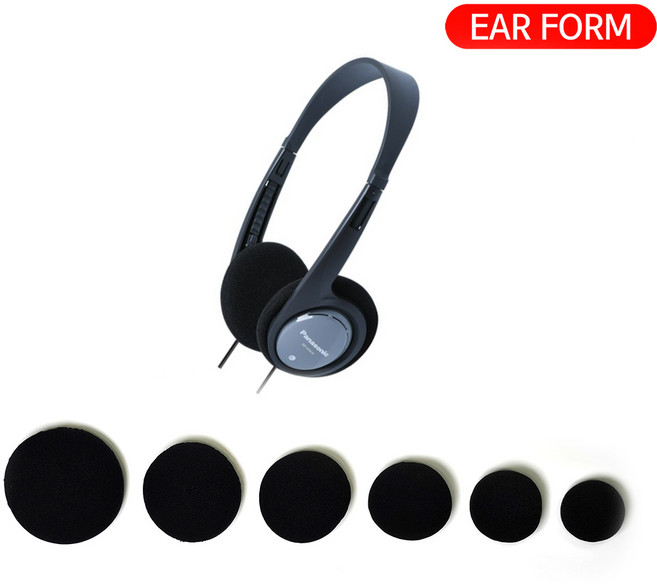 파나소닉 호환 이어패드 이어솜 커버 RP-HT010 헤드셋 이어폼, 55mm (M001)