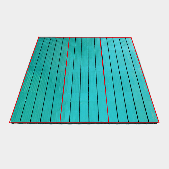 [3장세트] 바닥깔판/플라스틱깔판/블럭깔판/조립식/절단식/쌍둥이깔판/NOC/깔판, 초록색, 플라스틱깔판