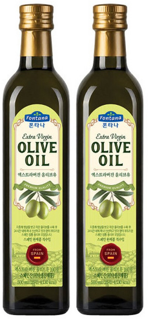 폰타나 올리브유 500ml마라스카 2개, 500ml