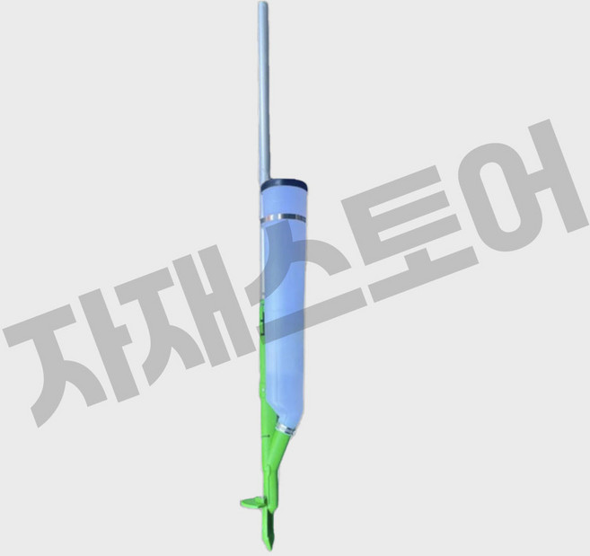 국산 비료주입기 원터치 투입기 고추 추비 밑거름 웃거름 비료 주는 기구 +전용장갑, 1세트, 2. 초록 비료투입기