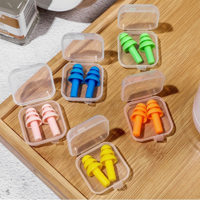 본라이프 3중 실리콘 귀마개 2개 한쌍 소음실리콘귀마개 수면 수영귀마개 소음방지 층간소음귀마개 만능실리콘귀마개, 노랑, 1쌍