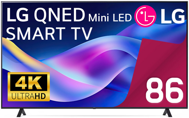 LG TV 217cm(86인치) 퀀텀닷 나노셀 4K 미니 LED 스마트 티비 86QNED85 로컬변경, 방문설치, 벽걸이형