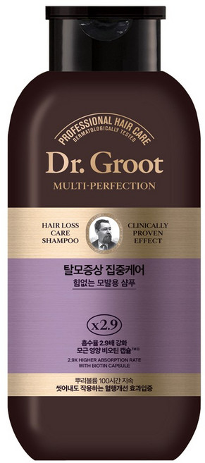 닥터그루트 멀티퍼펙션 탈모케어 샴푸, 180ml, 1개