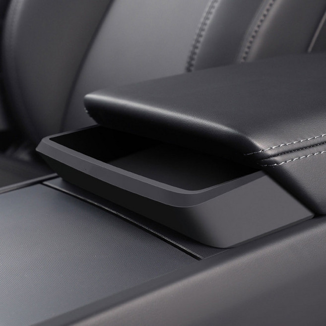 테슬라 모델3 하이랜드 모델Y 주니퍼 전용 센터콘솔 실리콘 수납포켓, 단품, 단품