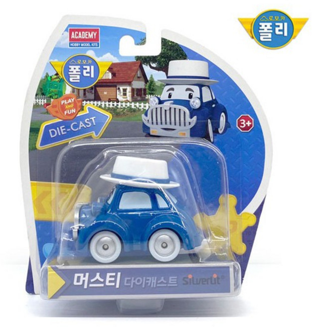 ROI TOYS 로보카폴리 다이캐스팅 머스티, 없음, 1개