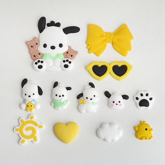 강아지 실내화 파츠 세트 12종