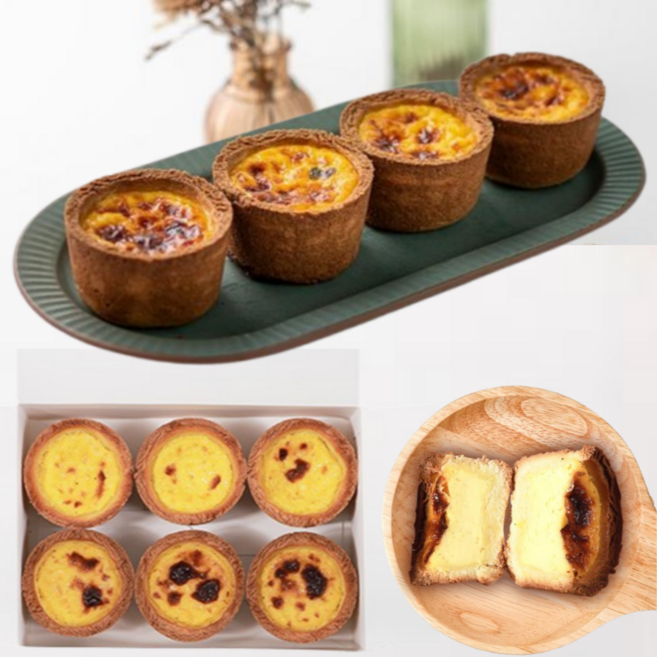 대전맛집 데일리 에그타르트 수제 디저트, 6개, 100g