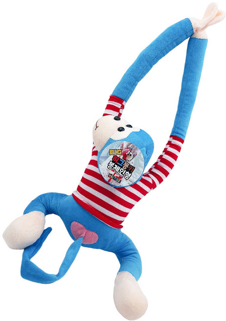 토이즈데이 소리나는 허그몽키 봉제 애착 인형 어린이 장난감 단체 선물, 1개, 블루, 90cm