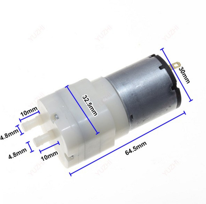 미니 095 에어 펌프 DC 5V 7.4V 12V 고용량 공기 산소 마이크로 다이어프램, 01 B Pump DC 7.4V-12V, 01 중국
