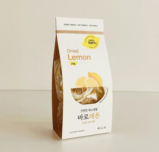 채소리 바로레몬 건조레몬 건조과일 25g, 1개
