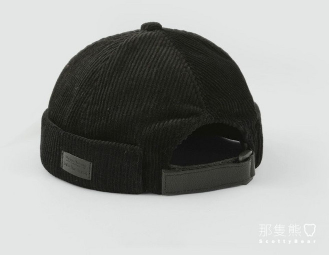 ScottyBear 燈心絨水兵帽