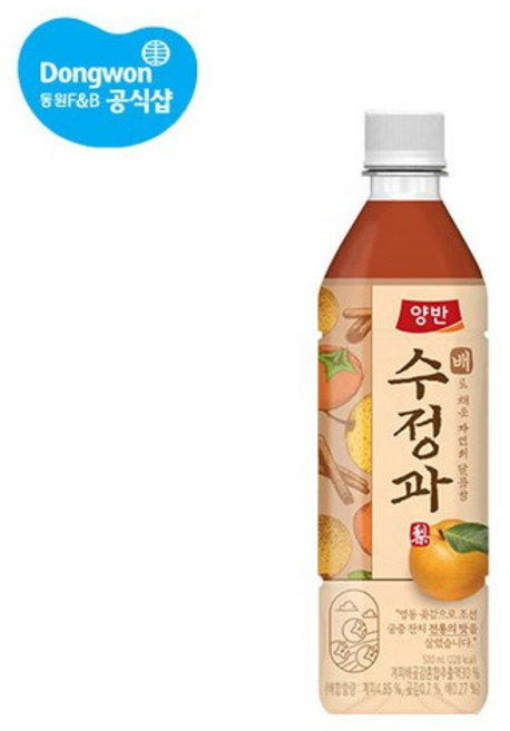 양반 배수정과 500ml 24개