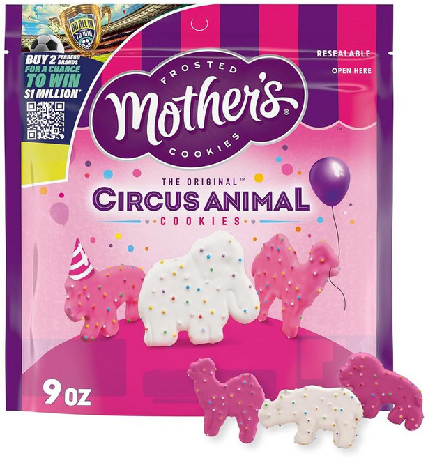 Mother's 서커스 동물 쿠키, 1개, 255g