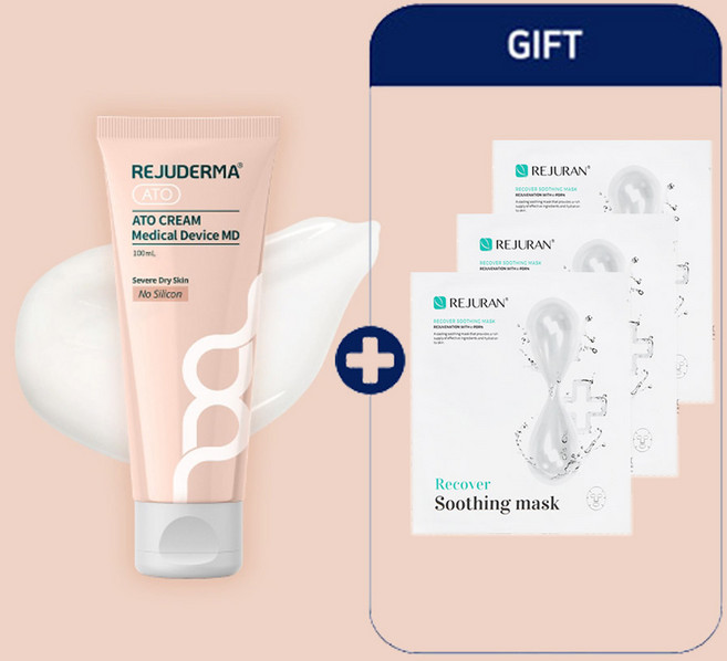 ( 피부과 병원 화장품 ) 리쥬란힐러 아토크림 MD 크림+마스크팩3매+샘플Set, 리쥬란 힐링마스크팩3매+샘플10종Set, 리쥬란 MD아토크림100ml, 1개, 100ml