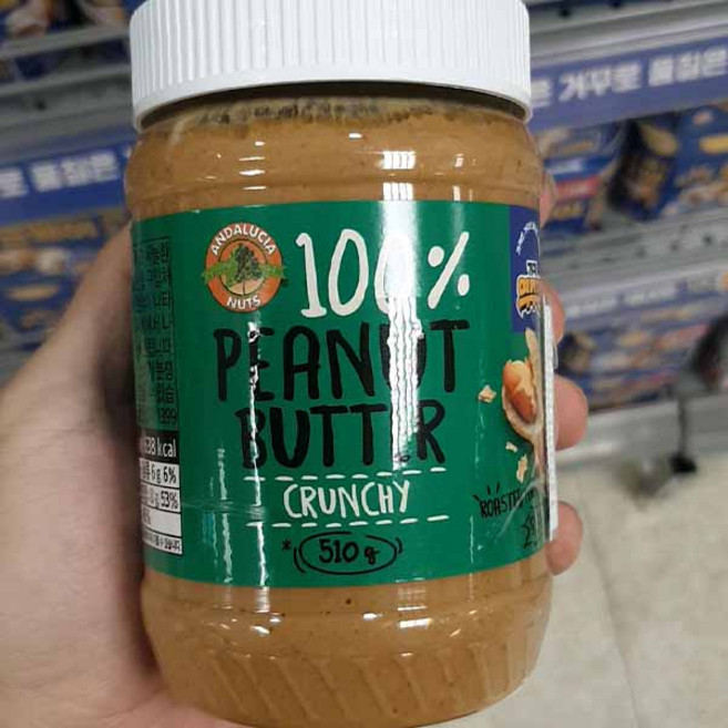 100프로 피넛버터 크런치, 1개, 510g