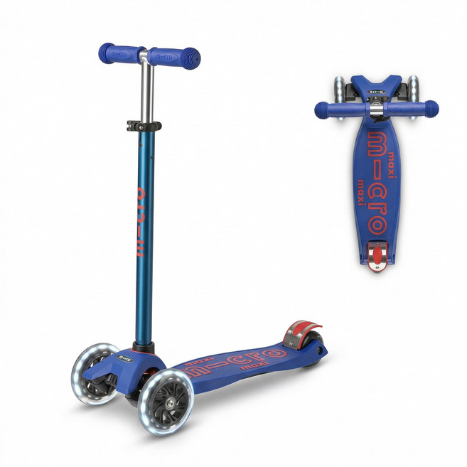 마이크로킥보드 맥시T LED 킥보드, 1개, 블루
