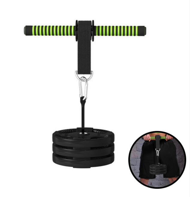 에스토스포츠 추감기 리스트롤러 전완근 운동 기구 팔뚝근육 강화, 리스트롤러+1.25kg 저중량원판2개, 1개