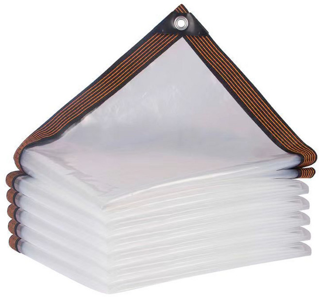 바람막이 방풍 방한 투명비닐 대형 베란다 동파방지 방풍비닐 테라스 비닐커튼 로프포함, 1개