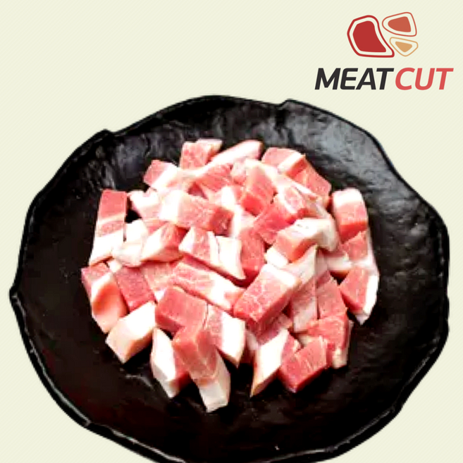 (내일도착) 미트컷 한돈 찌개용(냉장) 500g, 1개