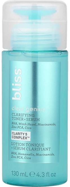 블리스 클리어 지니어스™ 클리어링 토너 + 세럼 130ml (4.3 fl oz) BSS-30113 - 쿠팡