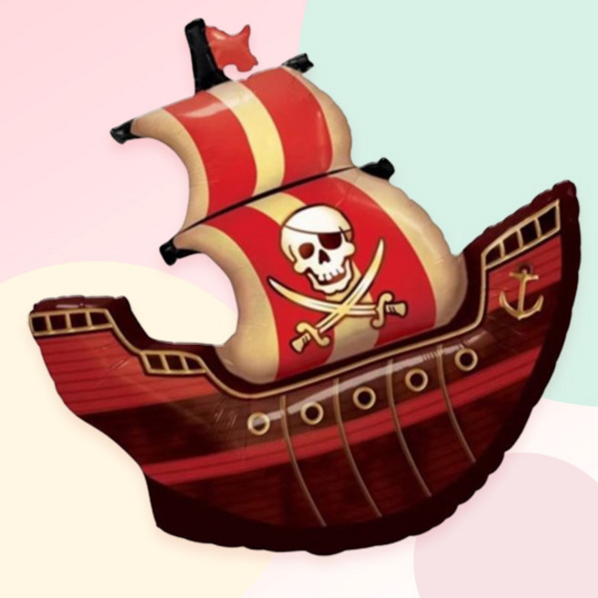 [예쁨주의지호] 중대형 자동차풍선 / 비행기풍선 / 덤프트럭 / 경찰차풍선/ 스쿨버스 / 소방차 / 신호등 교통, CA_대형풍선_해골 해적선