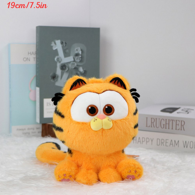 가필드 가족 Kawaii 부드러운 장난감 귀여운 만화 고양이 Odie 박제 동물 Peluche 인형 생일 선물 아이, H, 1개