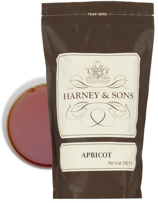 Harney Sons 망고 티 향 주머니 50개 맛이 있는 홍차 159902, 살구