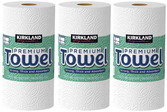 커클랜드 Create-a-Size 키친타올 2겹, 160매, 2개