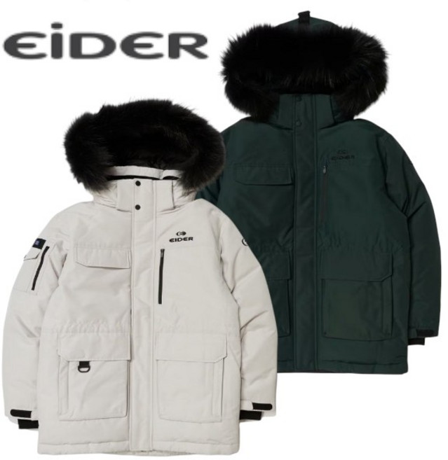 [백화점 발송] 아이더 역시즌 이월상품 할인특가 남여공용 캐쥬얼 봄버 구스 다운 카라스 리버스 패딩 자켓 상품