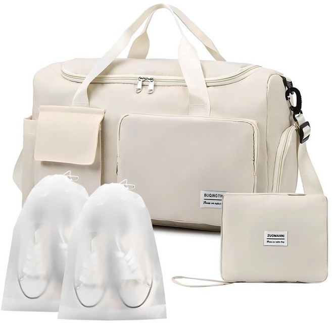 노티드트립 프리미엄 여행용 대용량 접이식 캐리어 결합 보스턴백