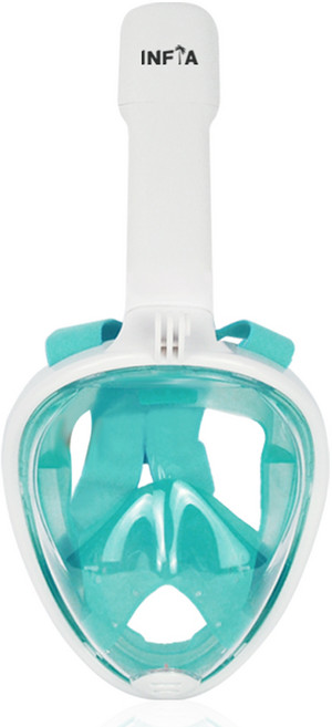 인피아 풀페이스 스노쿨링마스크 스노쿨링 세트, 민트