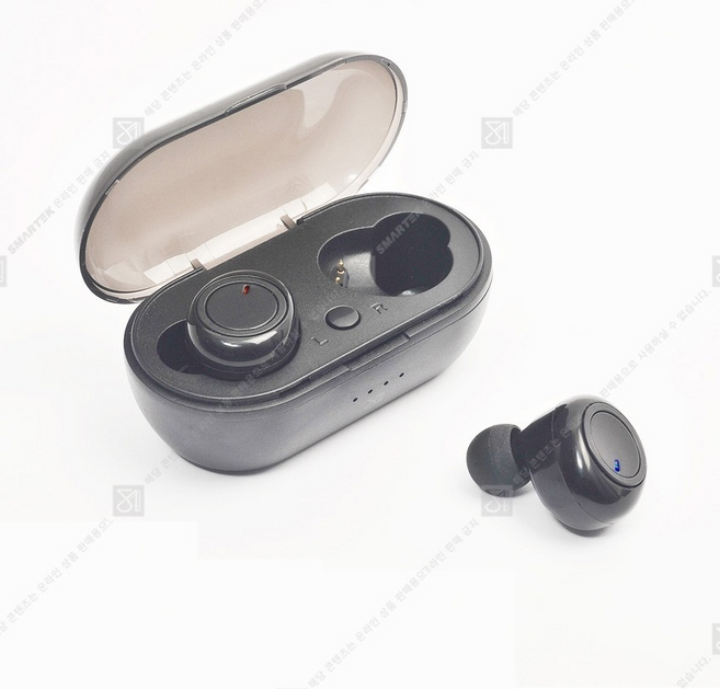 스마트폰 핸드폰 휴대폰 태블릿PC 무선이어폰 무선이어셋 블루투스이어폰 갤럭시 LG 아이폰호환 전기종사용 버튼형 경량 동영상시청 음악감상 통화가능 선없는 편안함~ 가성비좋아요~, E800-블랙, 상세페이지 참조, 완전무선이어폰 STBT-E800 - 블랙