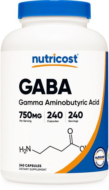뉴트리코스트 GABA 가바 750mg 240캡슐 1개, 240정