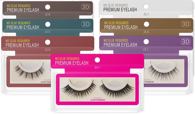 3초 원터치 인조속눈썹 18종 중 선택1 연장 샤뜨니끄, 01 J3.1, 1개