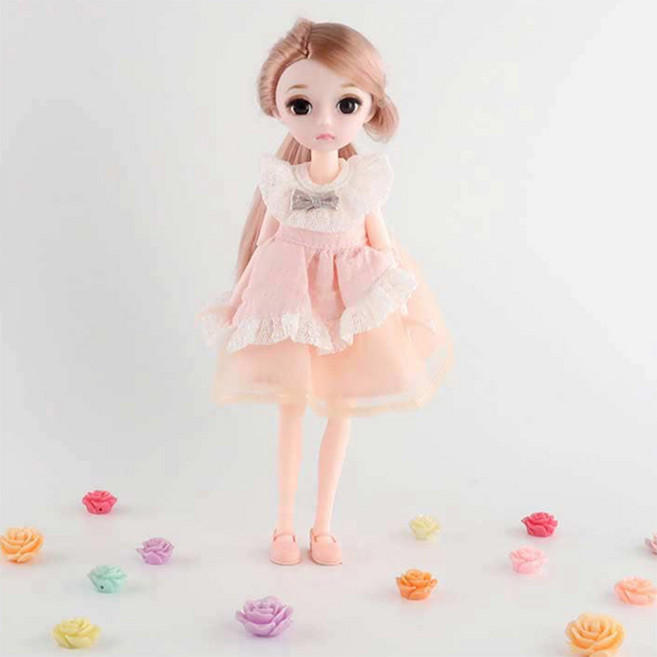 스위트 사리엘 시리즈 25cm 미니 구체 관절 인형 미니돌 사람인형 베이비돌 여아 선물, 10.스칼렛, 1개