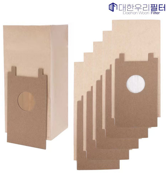 대한우리필터 더 라이트 THE LIGHT 무선청소기 더스트백 먼지봉투 BVC-S185 호환, 5개, 수량