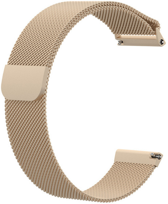 Garmin Venu 3S GPS 磁吸不鏽鋼金屬錶帶, 香檳金, 1個
