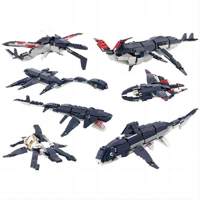 무크 아바타 해양 생물 조립 호환 블럭, 1개, 툴쿤 410pcs