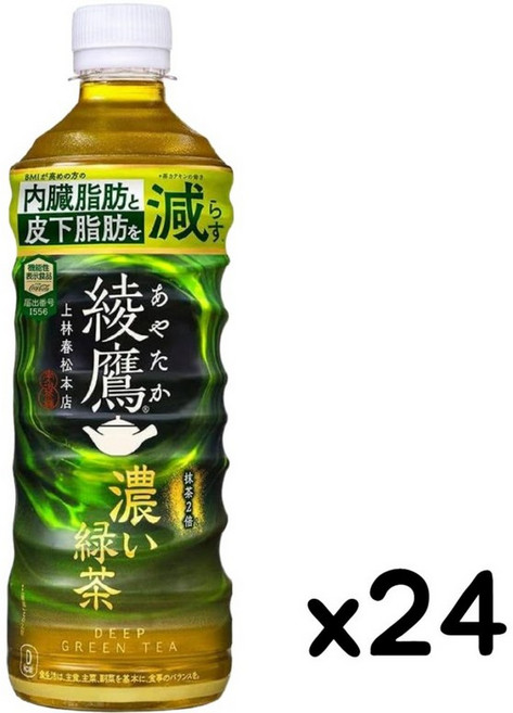 일본 코카콜라 아야타카 진한 다크 말차 525ml x 24병